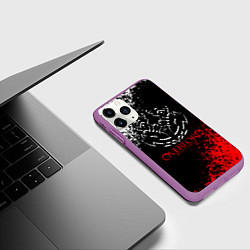Чехол iPhone 11 Pro матовый Overlord, цвет: 3D-фиолетовый — фото 2