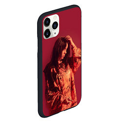 Чехол iPhone 11 Pro матовый Billie Eilish, цвет: 3D-черный — фото 2