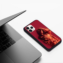 Чехол iPhone 11 Pro матовый Billie Eilish, цвет: 3D-черный — фото 2