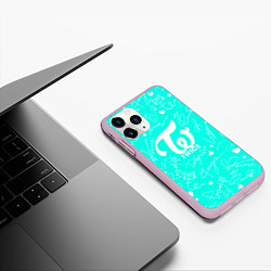 Чехол iPhone 11 Pro матовый TWICE АВТОГРАФЫ, цвет: 3D-розовый — фото 2