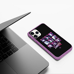 Чехол iPhone 11 Pro матовый TWICE, цвет: 3D-фиолетовый — фото 2