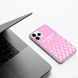 Чехол iPhone 11 Pro матовый Billie Eilish, цвет: 3D-розовый — фото 2