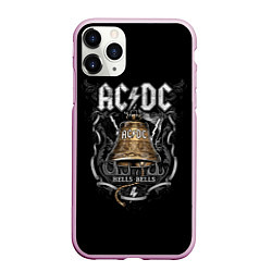 Чехол iPhone 11 Pro матовый ACDC - hells bells