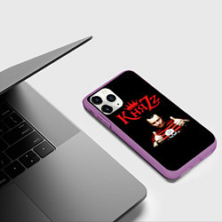 Чехол iPhone 11 Pro матовый Князь, цвет: 3D-фиолетовый — фото 2