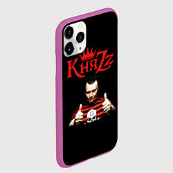 Чехол iPhone 11 Pro матовый Князь, цвет: 3D-фиолетовый — фото 2