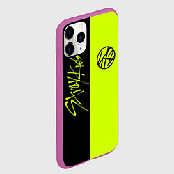 Чехол iPhone 11 Pro матовый Stray Kids, цвет: 3D-фиолетовый — фото 2