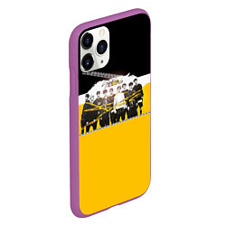 Чехол iPhone 11 Pro матовый Stray Kids, цвет: 3D-фиолетовый — фото 2