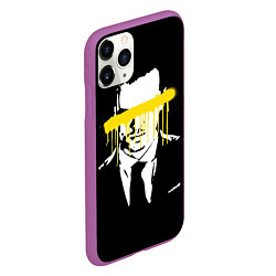 Чехол iPhone 11 Pro матовый Sherlock, цвет: 3D-фиолетовый — фото 2