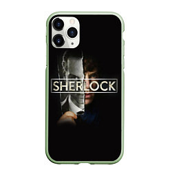 Чехол iPhone 11 Pro матовый Sherlock