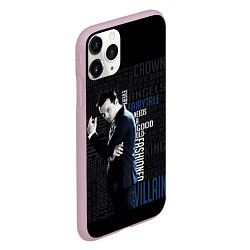 Чехол iPhone 11 Pro матовый Sherlock, цвет: 3D-розовый — фото 2