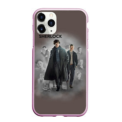 Чехол iPhone 11 Pro матовый Sherlock