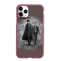 Чехол iPhone 11 Pro матовый Sherlock