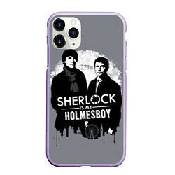 Чехол iPhone 11 Pro матовый Sherlock Holmesboy