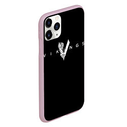 Чехол iPhone 11 Pro матовый Vikings, цвет: 3D-розовый — фото 2