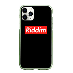 Чехол iPhone 11 Pro матовый Riddim, цвет: 3D-салатовый
