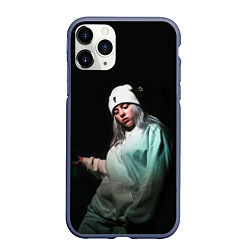 Чехол iPhone 11 Pro матовый BILLIE EILISH, цвет: 3D-серый