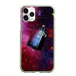Чехол iPhone 11 Pro матовый Doctor Who, цвет: 3D-салатовый