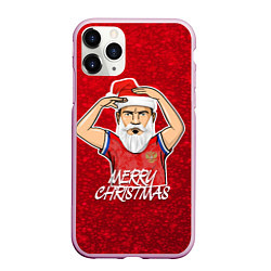 Чехол iPhone 11 Pro матовый Новогодний Дзюба Russia