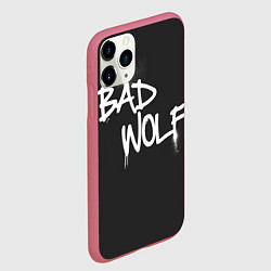 Чехол iPhone 11 Pro матовый Bad Wolf, цвет: 3D-малиновый — фото 2