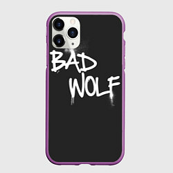 Чехол iPhone 11 Pro матовый Bad Wolf, цвет: 3D-фиолетовый