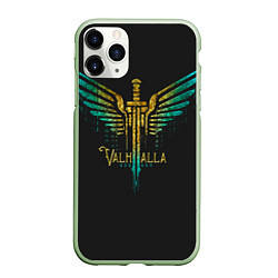 Чехол iPhone 11 Pro матовый Vikings Valhalla, цвет: 3D-салатовый