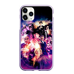 Чехол iPhone 11 Pro матовый Доктор Кто, цвет: 3D-светло-сиреневый