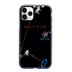 Чехол iPhone 11 Pro матовый Half-life, цвет: 3D-серый
