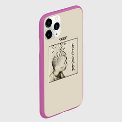 Чехол iPhone 11 Pro матовый XXXTENTACION BAD VIBES FOREVER, цвет: 3D-фиолетовый — фото 2