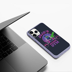 Чехол iPhone 11 Pro матовый Приключения ДжоДжо, цвет: 3D-светло-сиреневый — фото 2