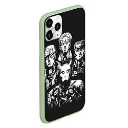 Чехол iPhone 11 Pro матовый JoJo Bizarre Adventure, цвет: 3D-салатовый — фото 2