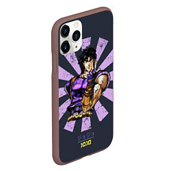 Чехол iPhone 11 Pro матовый JoJo Bizarre Adventure, цвет: 3D-коричневый — фото 2