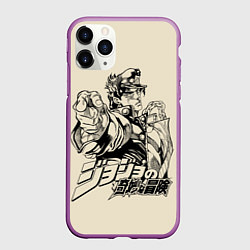Чехол iPhone 11 Pro матовый Приключения ДжоДжо
