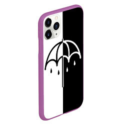 Чехол iPhone 11 Pro матовый BRING ME THE HORIZON, цвет: 3D-фиолетовый — фото 2