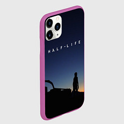 Чехол iPhone 11 Pro матовый HALF-LIFE, цвет: 3D-фиолетовый — фото 2