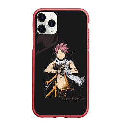 Чехол iPhone 11 Pro матовый Fairy Tail, цвет: 3D-красный