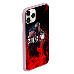 Чехол iPhone 11 Pro матовый RESIDENT EVIL 3, цвет: 3D-розовый — фото 2