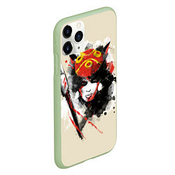 Чехол iPhone 11 Pro матовый Princess Mononoke, цвет: 3D-салатовый — фото 2