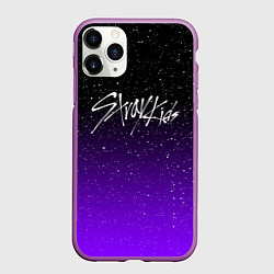 Чехол iPhone 11 Pro матовый STRAY KIDS, цвет: 3D-фиолетовый