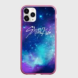 Чехол iPhone 11 Pro матовый STRAY KIDS, цвет: 3D-малиновый