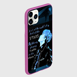Чехол iPhone 11 Pro матовый Stray Kids, цвет: 3D-фиолетовый — фото 2