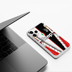 Чехол iPhone 11 Pro матовый King Juventus, цвет: 3D-белый — фото 2