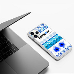 Чехол iPhone 11 Pro матовый DETROIT: НОВОГОДНИЙ, цвет: 3D-белый — фото 2