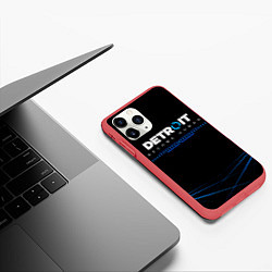 Чехол iPhone 11 Pro матовый DETROIT: BECOME HUMAN, цвет: 3D-красный — фото 2