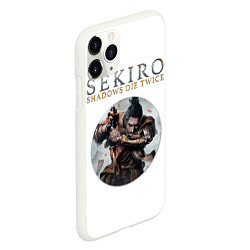 Чехол iPhone 11 Pro матовый Sekiro, цвет: 3D-белый — фото 2