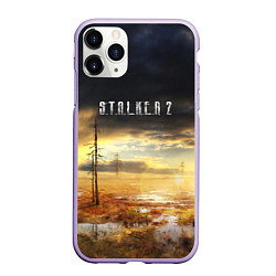 Чехол iPhone 11 Pro матовый STALKER 2