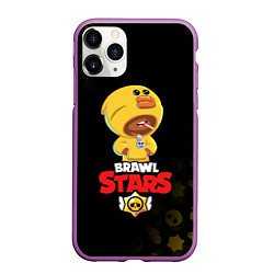 Чехол iPhone 11 Pro матовый BRAWL STARS SALLY LEON, цвет: 3D-фиолетовый