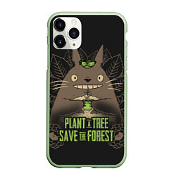Чехол iPhone 11 Pro матовый Plant a tree Save the forest