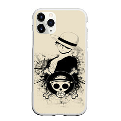 Чехол iPhone 11 Pro матовый One Piece, цвет: 3D-белый