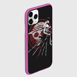 Чехол iPhone 11 Pro матовый One Piece, цвет: 3D-фиолетовый — фото 2