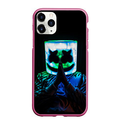 Чехол iPhone 11 Pro матовый Marshmello